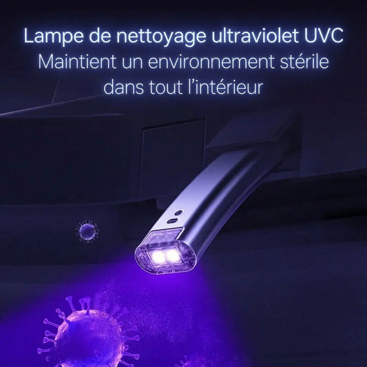 Lampe de nettoyage Ultraviolet UVC toilettes intelligentes émettant une lumière violette pour éliminer les germes et bactéries