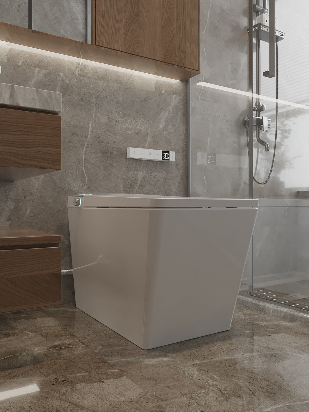 Nelsmann SH911 Smart Toilet Premium – Toilette intelligente japonaise avec lavage intégré