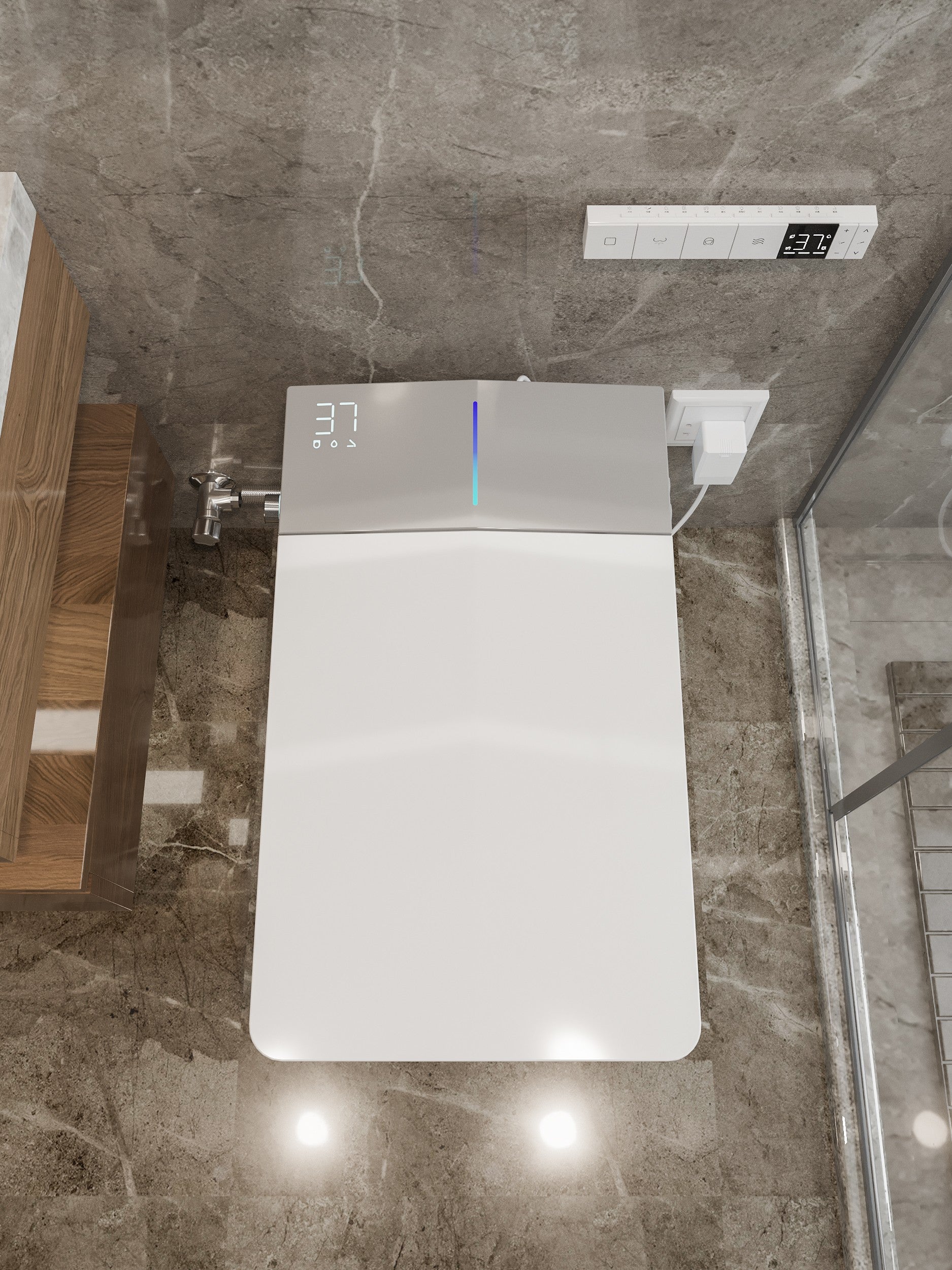Nelsmann SH911 Smart Toilet Premium – Toilette intelligente japonaise avec lavage intégré