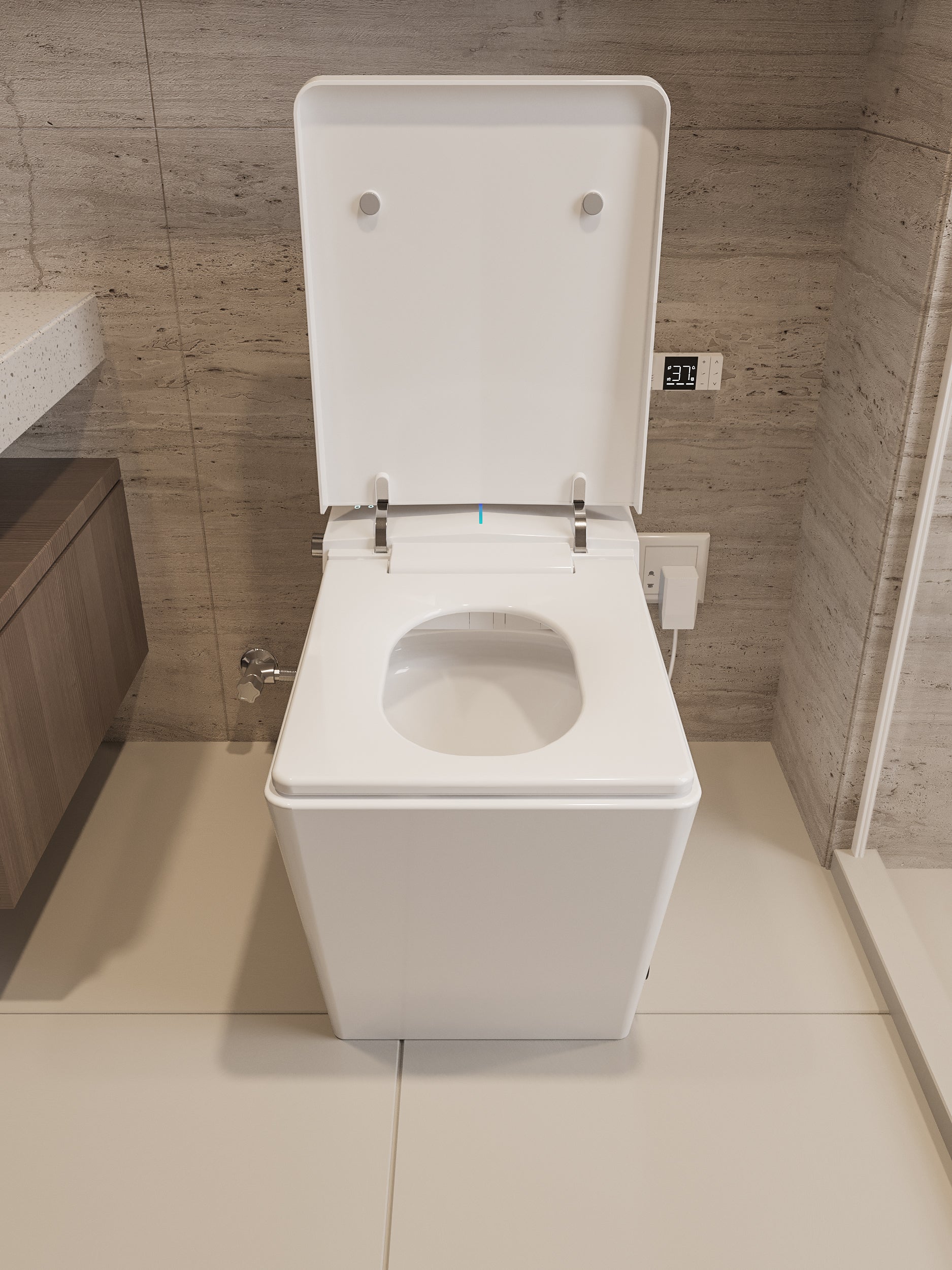 Nelsmann SH911 Smart Toilet Premium – Toilette intelligente japonaise avec lavage intégré