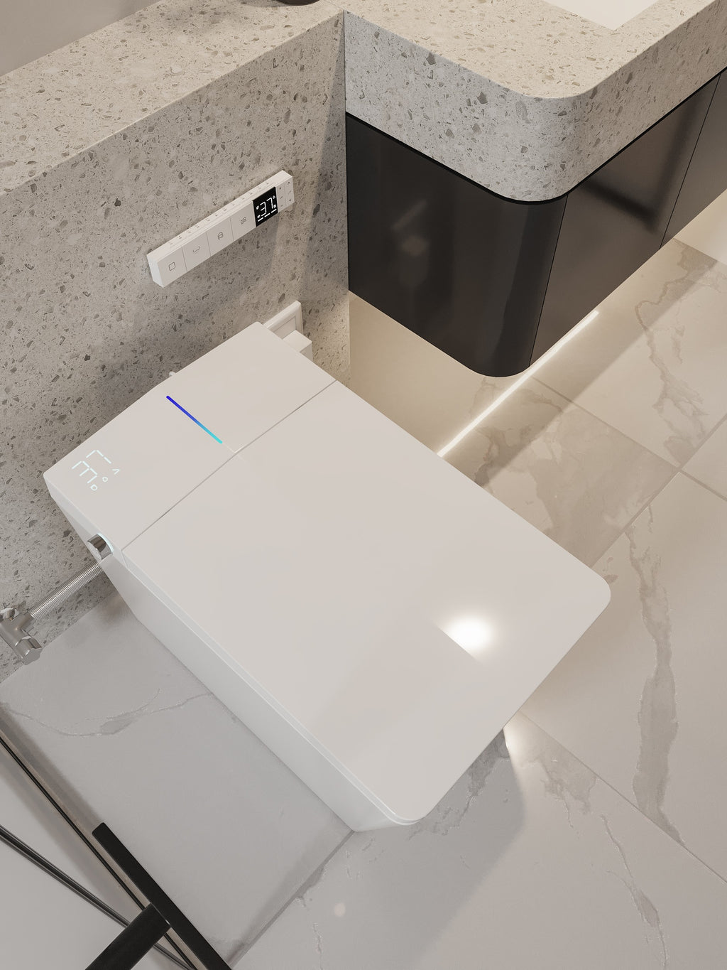 Nelsmann SH911 Smart Toilet Premium – Toilette intelligente japonaise avec lavage intégré
