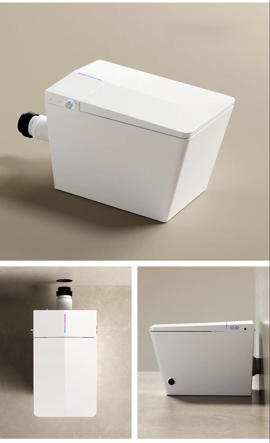 Nelsmann SH911 Smart Toilet Premium – Toilette intelligente japonaise avec lavage intégré
