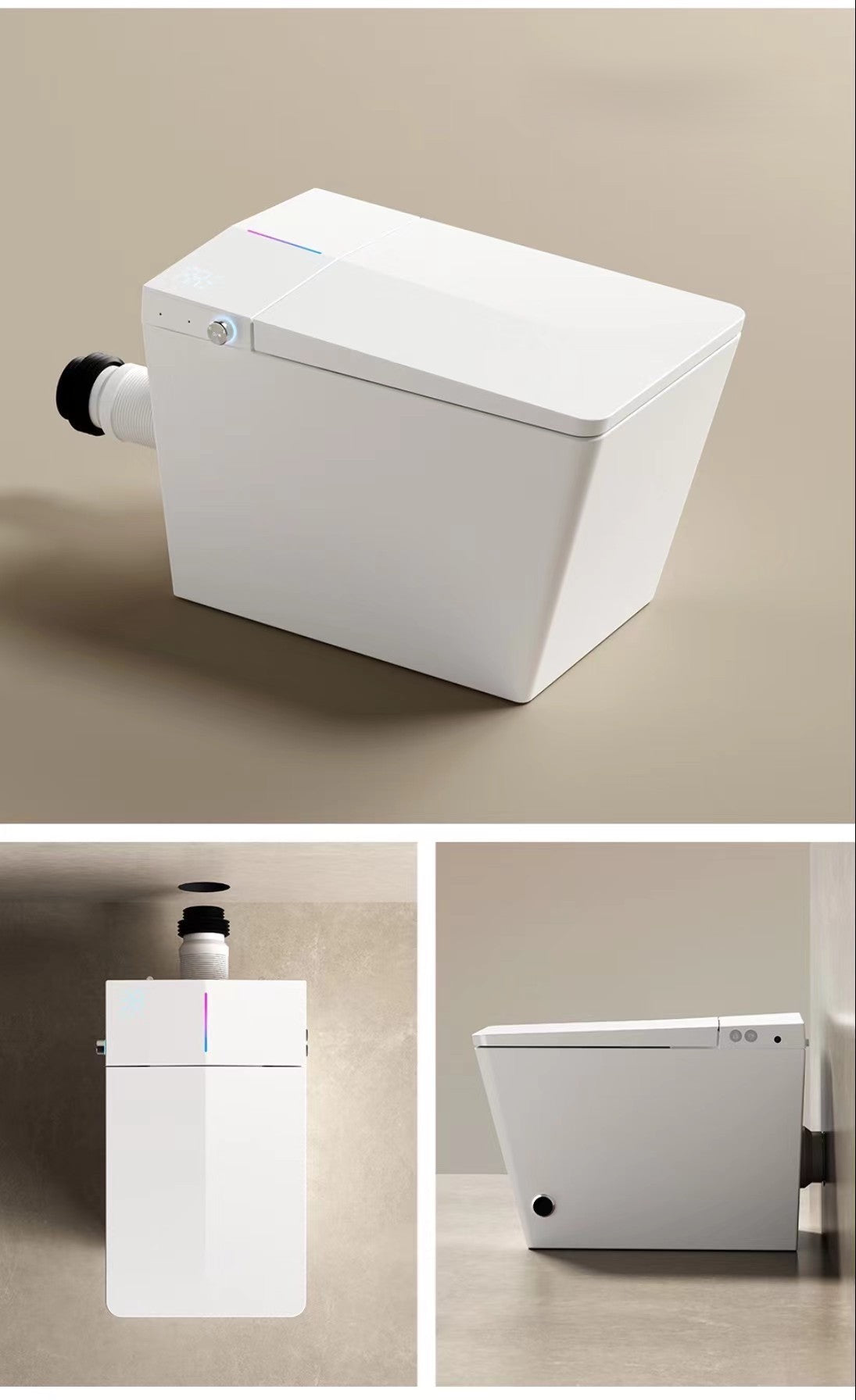 Nelsmann SH911 Smart Toilet Premium – Toilette intelligente japonaise avec lavage intégré