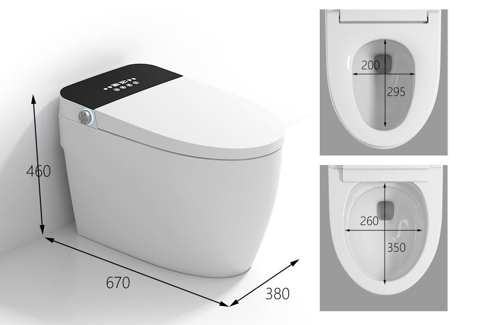 Nelsmann SH908 Smart Toilet Premium – Toilette intelligente japonaise avec lavage intégré