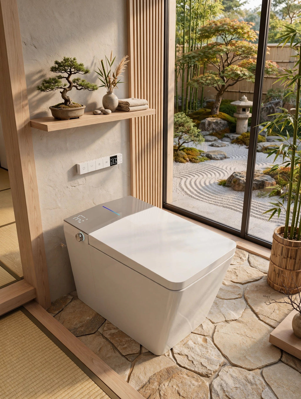 Nelsmann SH911 Smart Toilet Premium – Toilette intelligente japonaise avec lavage intégré