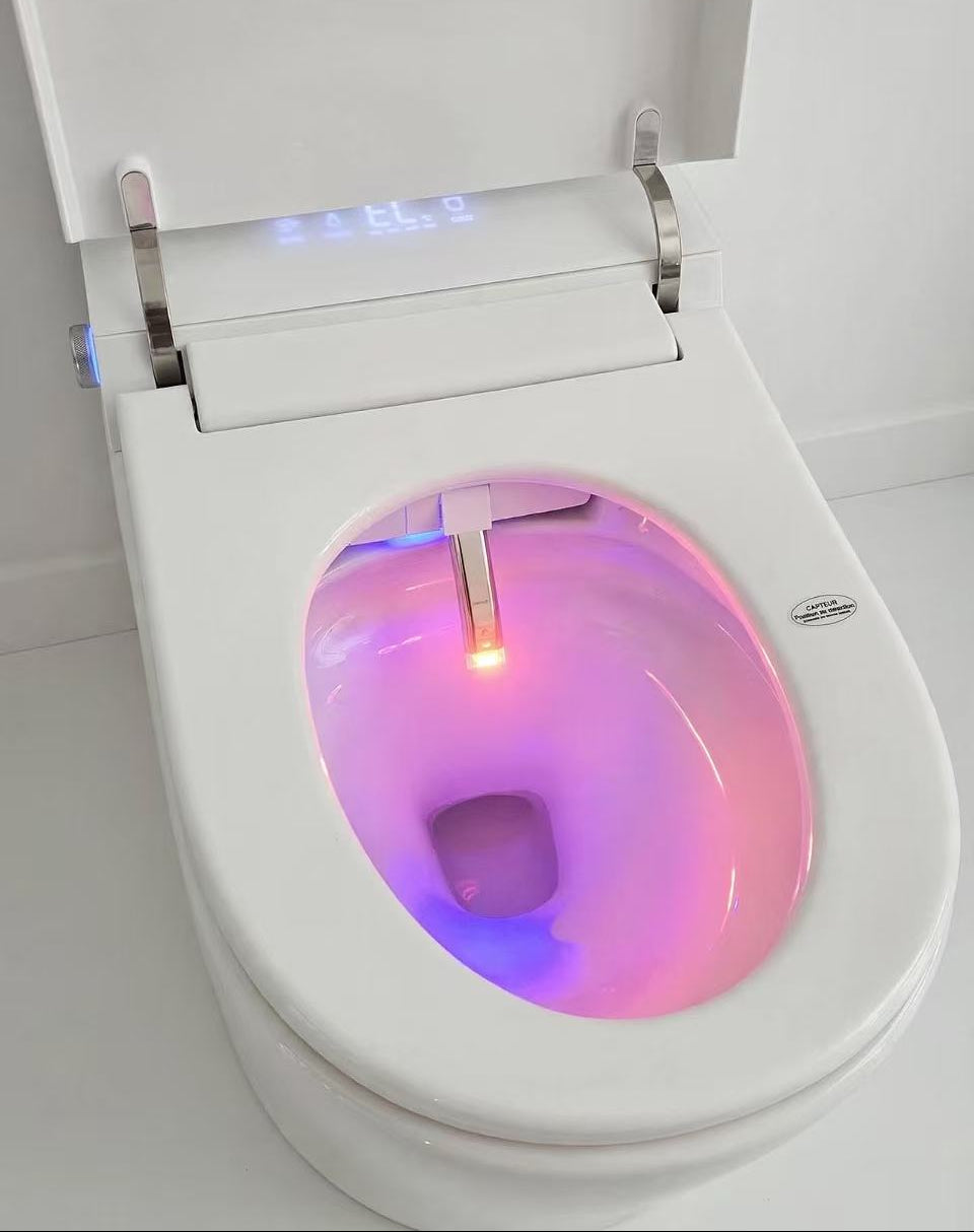 wc japonais suspendu nettoyage ultra violet uvc