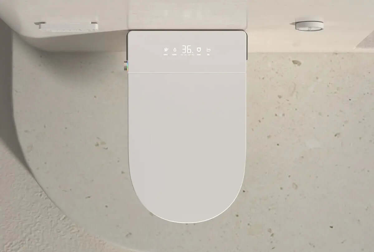 Cadran tactile de la Toilette Japonaise Suspendue Nelsmann SORA avec température réglable