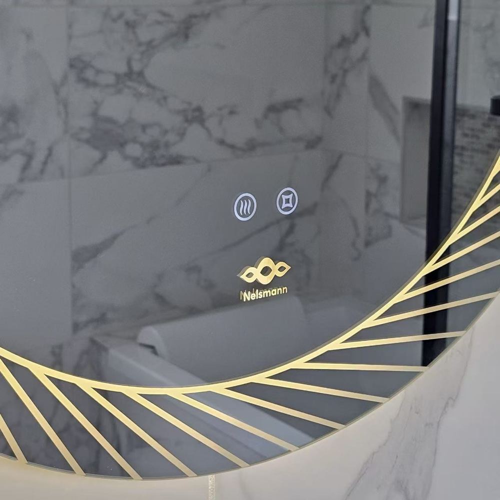 Boutons tactiles anti-buée et éclairage du miroir LED Nelsmann Neora
