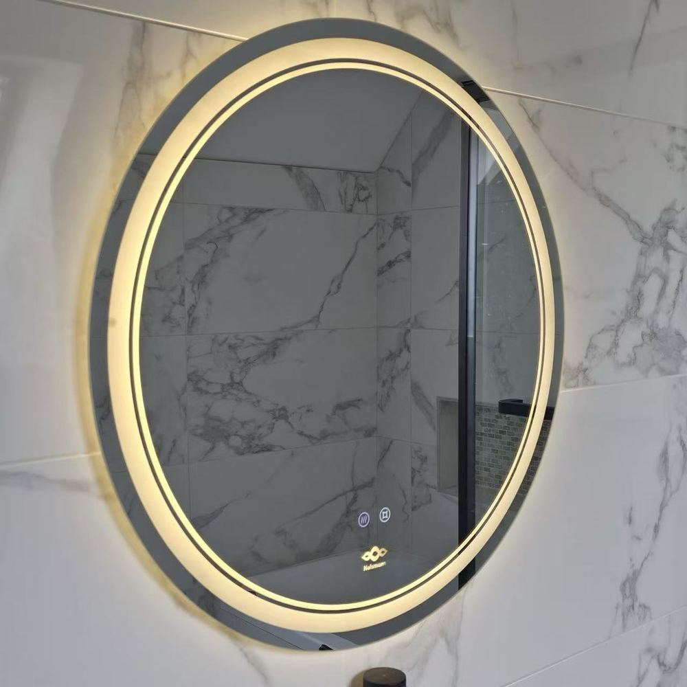 Anneau lumineux LED du miroir rond anti-buée Nelsmann Nova