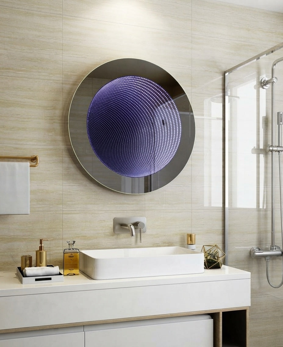 miroir lumineux led salle de bain nelsmann 3d