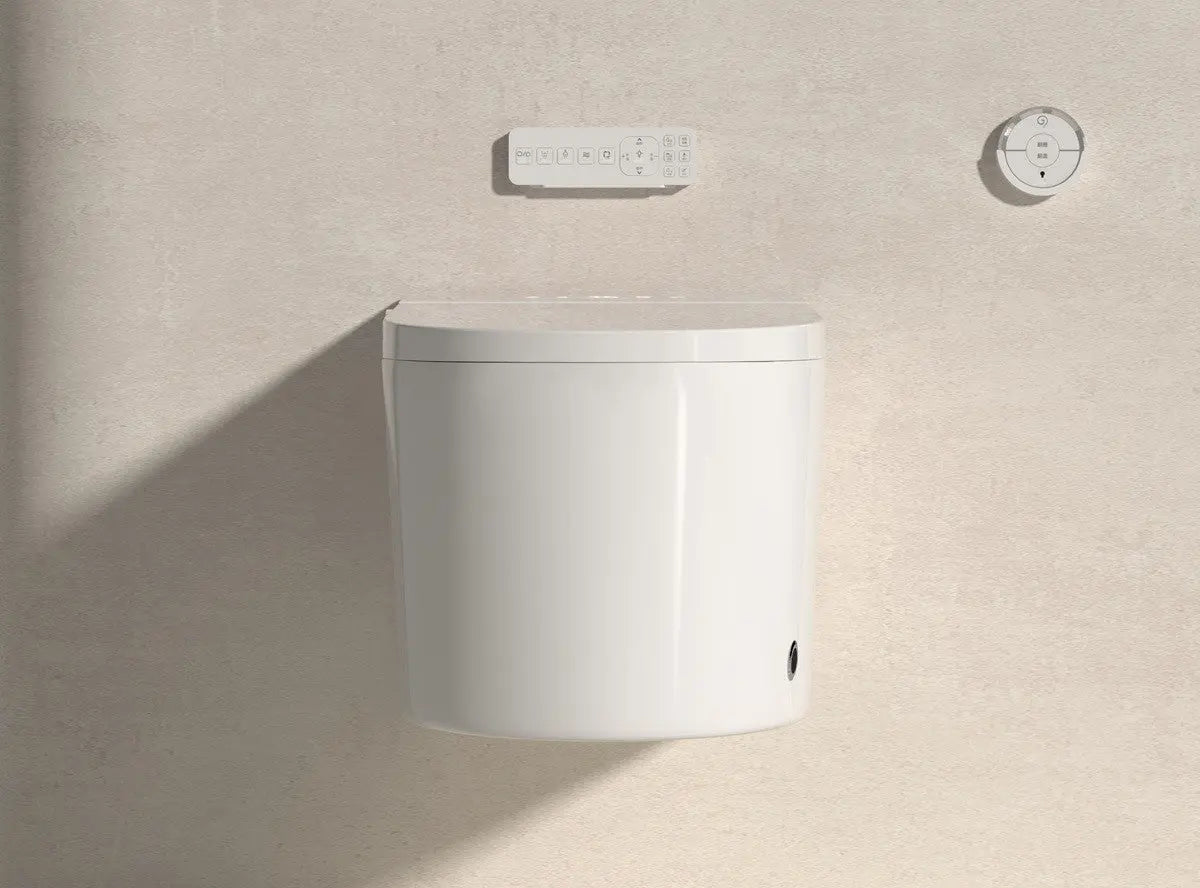 Toilette Japonaise Suspendue Nelsmann SORA fixée au mur avec capteur de présence